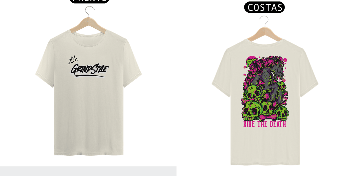 Nome do produto: Ride The Death - Pima (Frente e Verso)