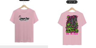 Nome do produto Ride The Death - Pima (Frente e Verso)