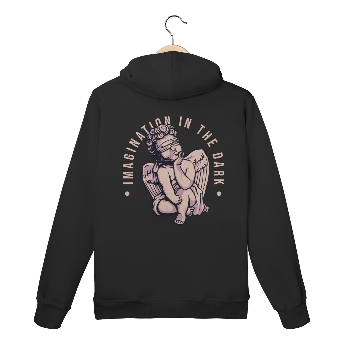 Nome do produto: Moletom Premium - Imagination In The Dark (Frente e Verso)