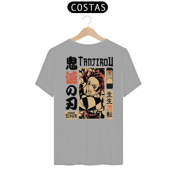 Camisa -  Kimetsu - Tanjiro