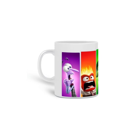 Caneca - Divertidamente - emoções 