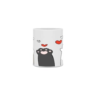 Nome do produto Caneca Pata de gatinho Amor