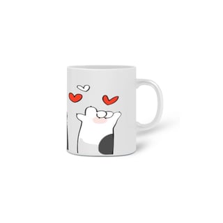 Nome do produto Caneca Pata de gatinho Amor