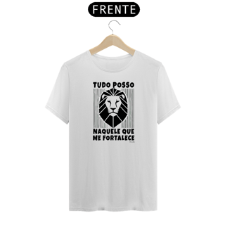 Nome do produto Camiseta “Tudo posso naquele que me fortalece” 