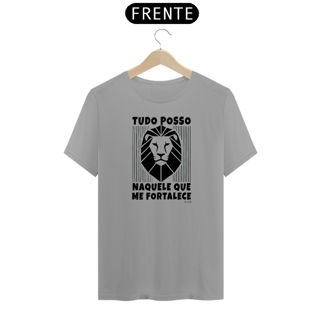 Nome do produto Camiseta “Tudo posso naquele que me fortalece” 