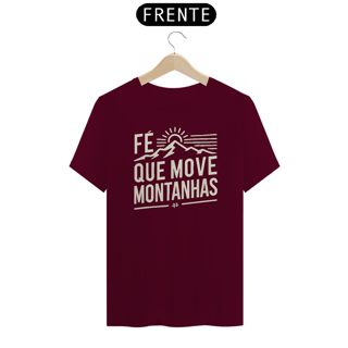 Nome do produto Camiseta “Fé que Move”