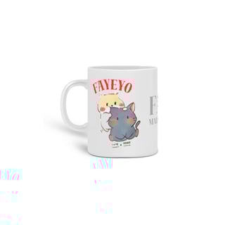 Nome do produto CANECA DE CERAMICA  PERSONALIZADAS FAYE E FAYEYO
