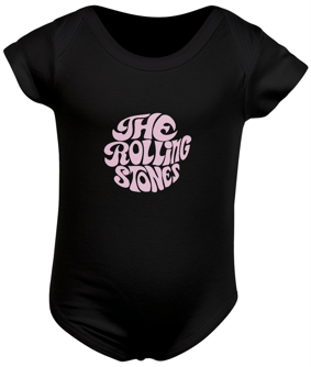 Nome do produto  Body bebê Rolling Stones