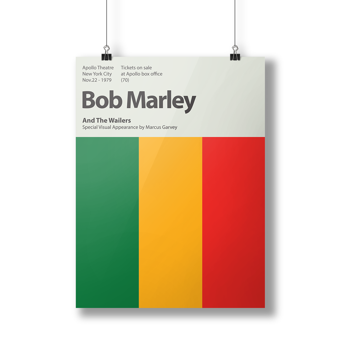 Nome do produto: Poster Bob Marley