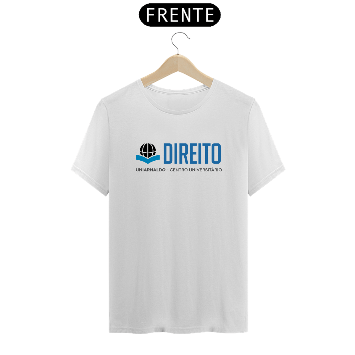Nome do produto: Camiseta Branca Direito UniArnaldo