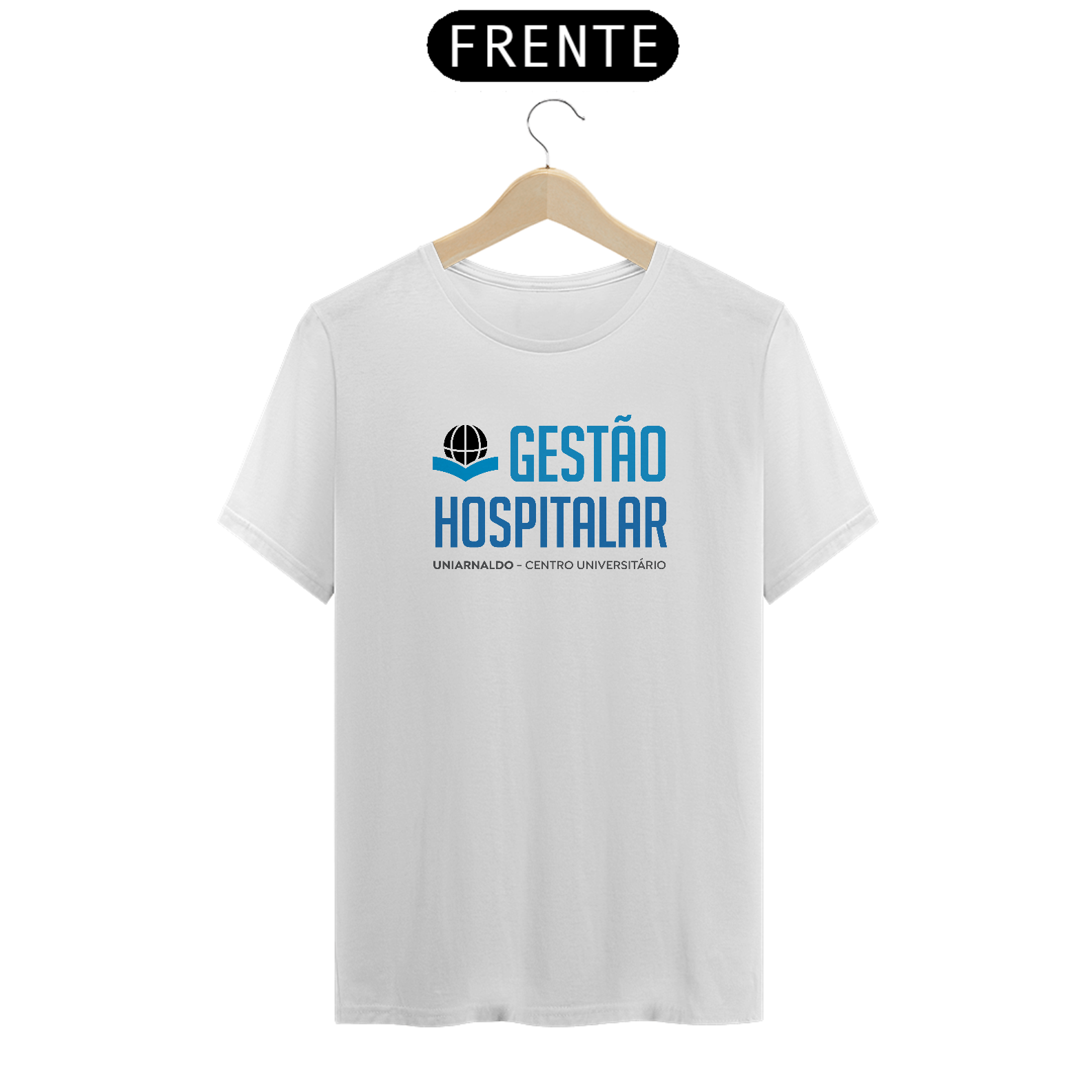 Camiseta Branca Gestão Hospitalar UniArnaldo