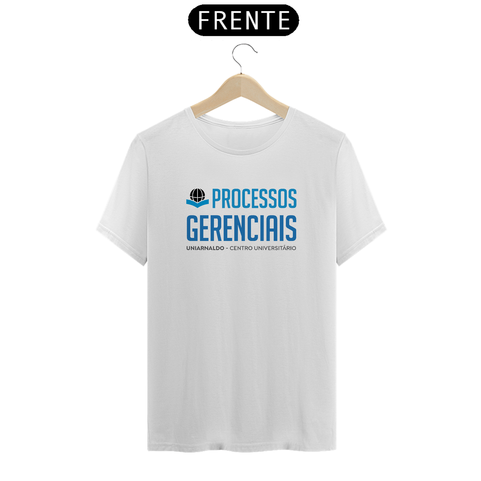 Camiseta Branca Processos Gerenciais UniArnaldo