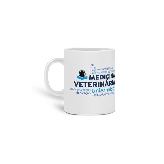 Caneca Medicina Veterinária UniArnaldo