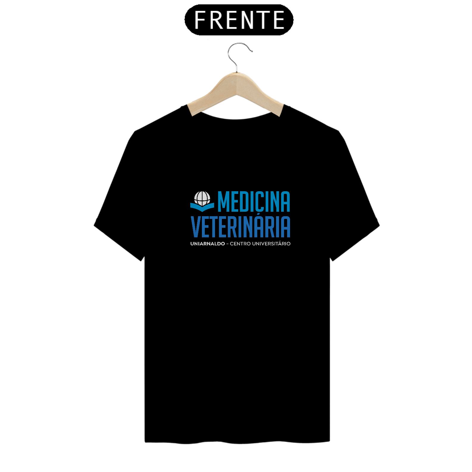 Camiseta Preta Medicina Veterinária UniArnaldo