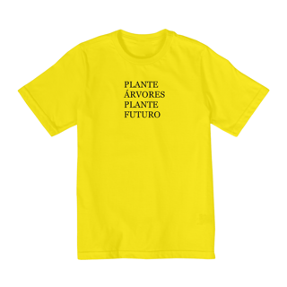 Nome do produto Camiseta infantil - Árvores e futuro 