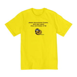 Camiseta infantil - Minha velocidade é zero