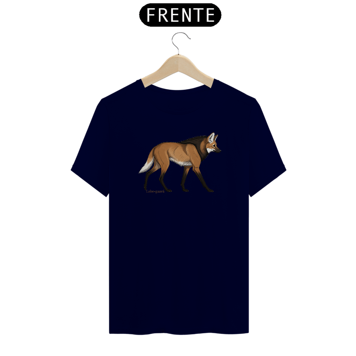 Nome do produto: Camiseta- Lobo-guará