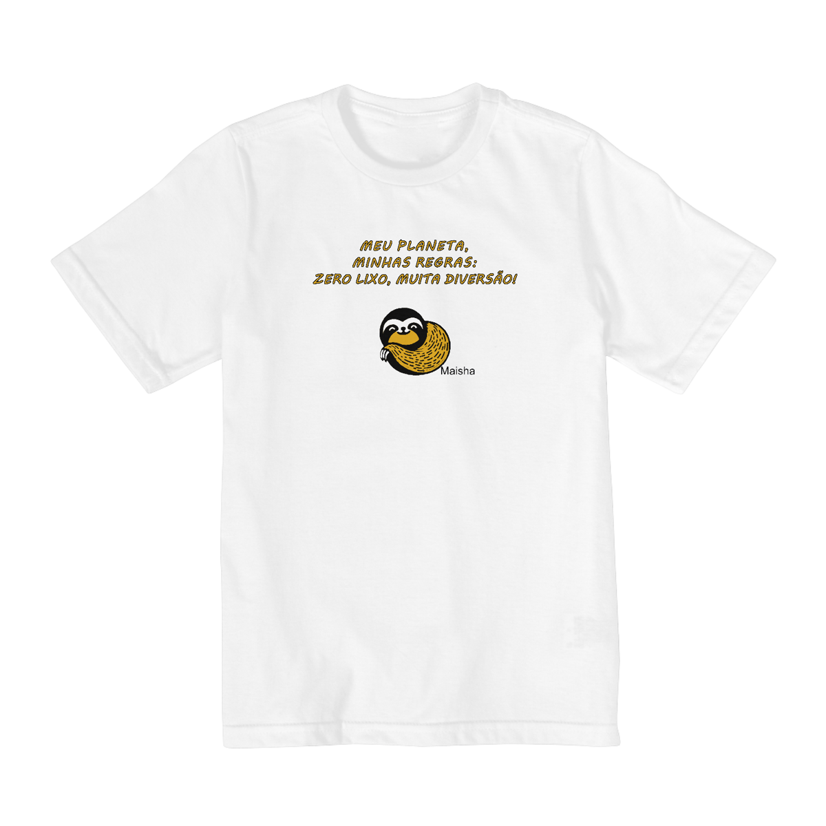 Nome do produto: Camiseta infantil - Meu planeta, minhas regras