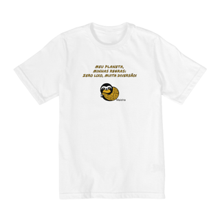 Nome do produto Camiseta infantil - Meu planeta, minhas regras