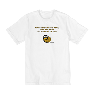 Nome do produto Camiseta infantil - Minha velocidade é zero