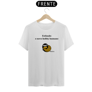 Nome do produto Camiseta - Extinção, o novo hobby humano