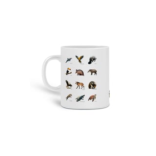 Caneca - Quadro fauna