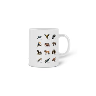 Nome do produto Caneca - Quadro fauna