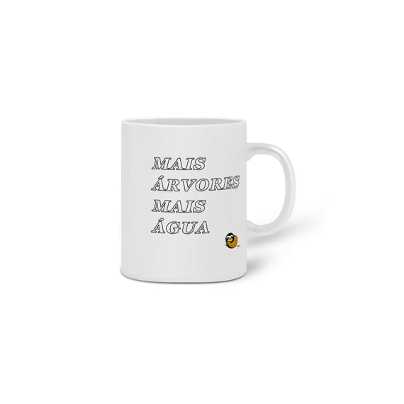 Caneca - Árvores e água