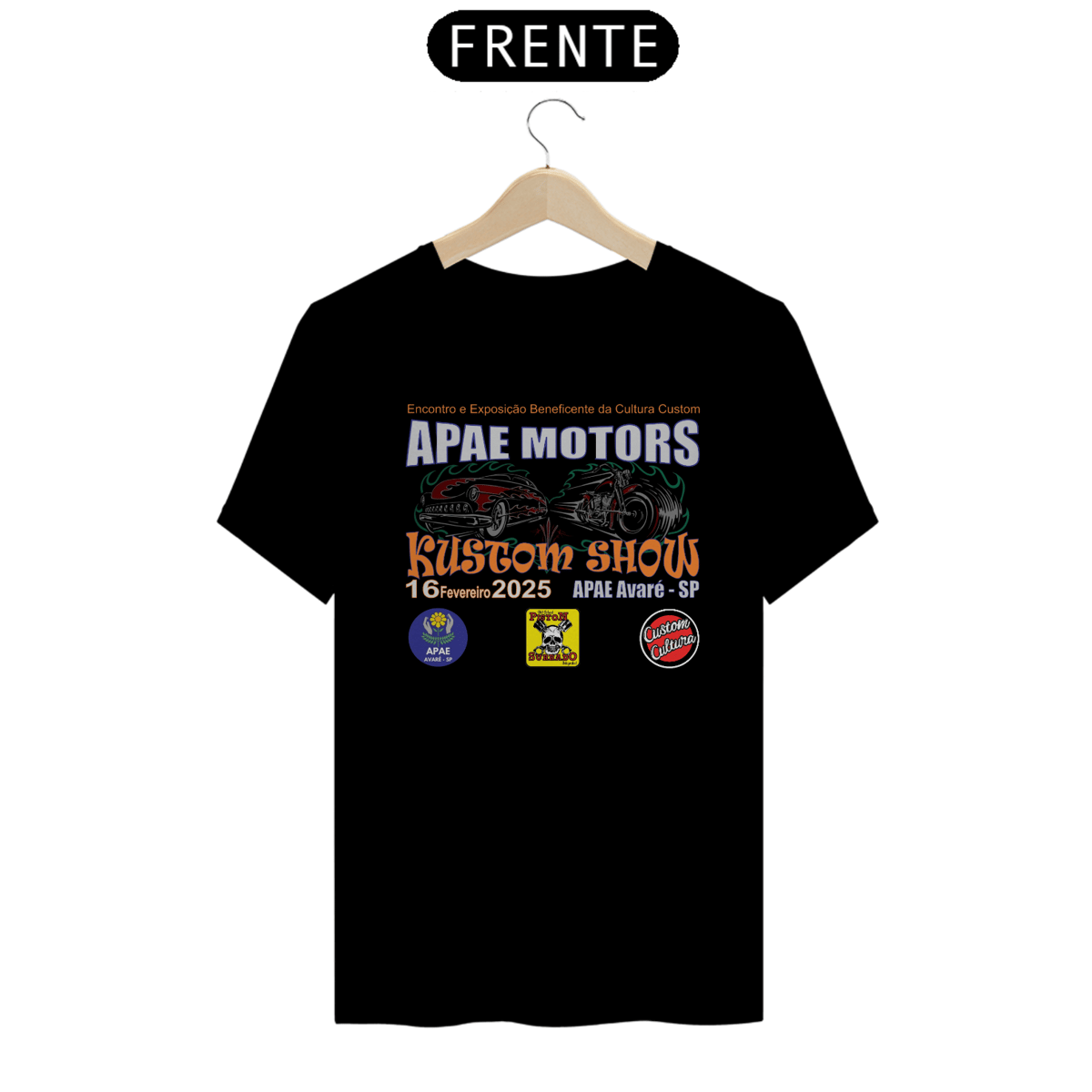 Nome do produto: Camiseta Kustom Show - APAE MOTORS