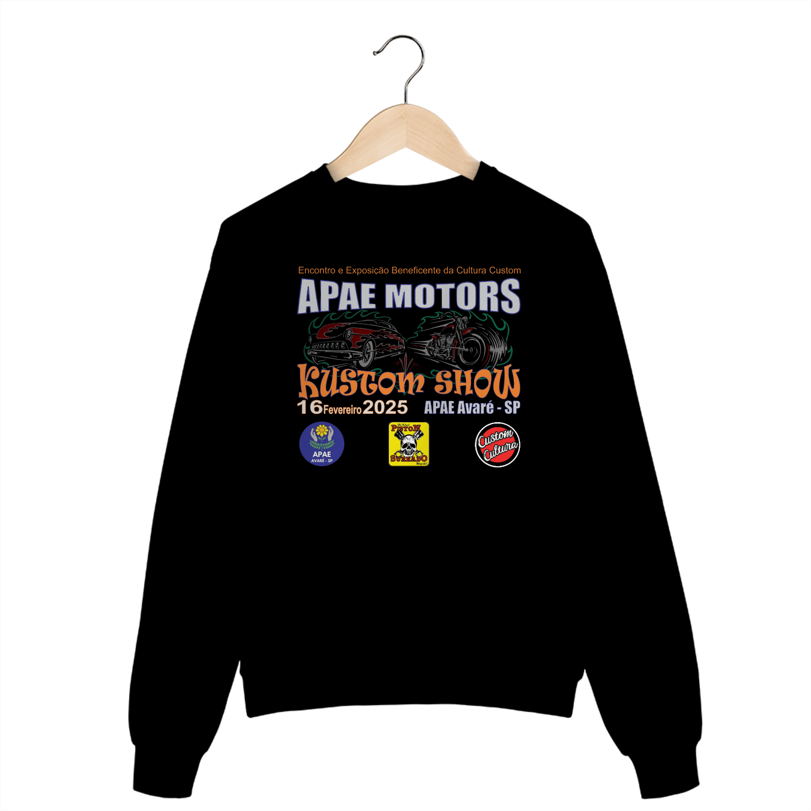 Moletom Kustom Show - APAE MOTORS