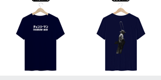 Nome do produto camiseta Chainsaw Man