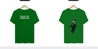 Nome do produto camiseta Chainsaw Man