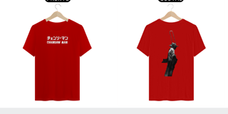 Nome do produto camiseta Chainsaw Man