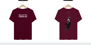 Nome do produto camiseta Chainsaw Man