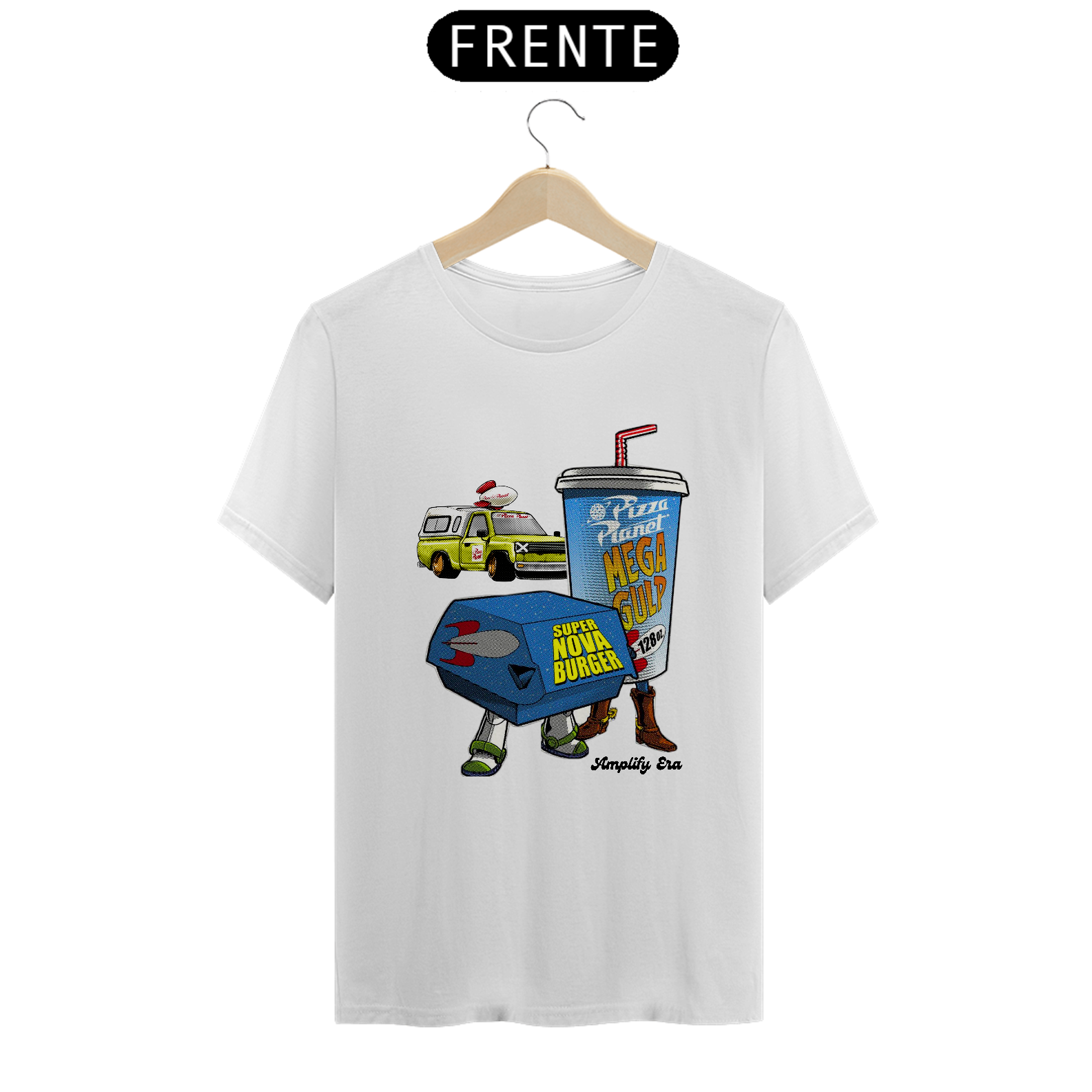 Camiseta Combo Pizza Planet