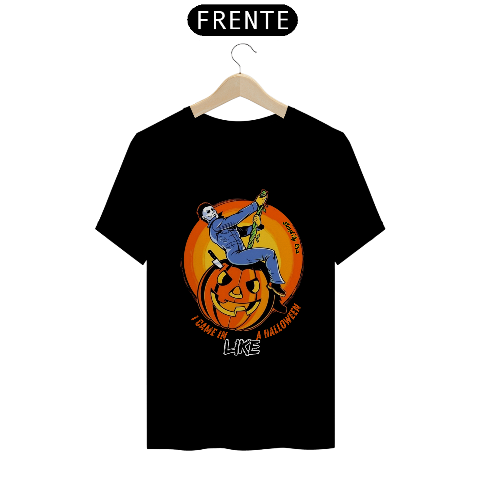 Camiseta Michael Myers Abóbora