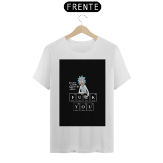 Nome do produto Camiseta Rick Tabela Periódica