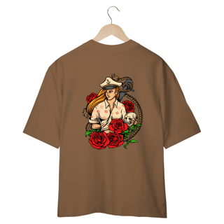Nome do produto Camiseta Oversized Marinheira