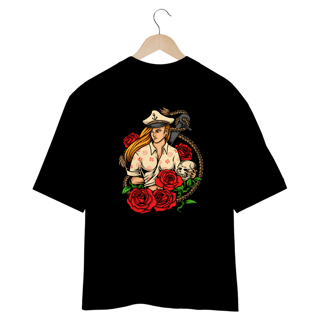 Nome do produto Camiseta Oversized Marinheira