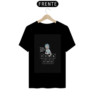 Nome do produto Camiseta Rick Tabela Periódica
