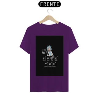 Nome do produto Camiseta Rick Tabela Periódica
