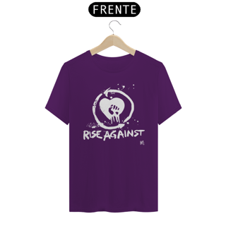 Nome do produto CAMISETA BANDA - RISE AGAINST LOGO