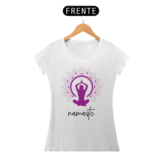 Nome do produto Camiseta Feminina Namastê