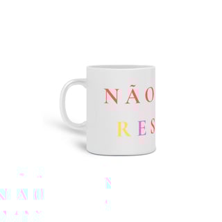 Nome do produto Caneca de porcelana - Não pira, respira!
