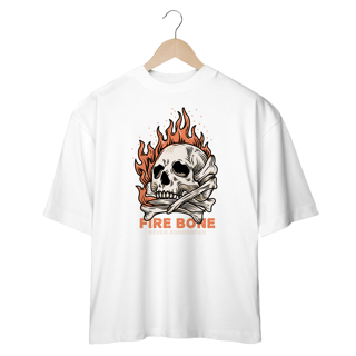 Nome do produto Camiseta Oversidez Fire Bone