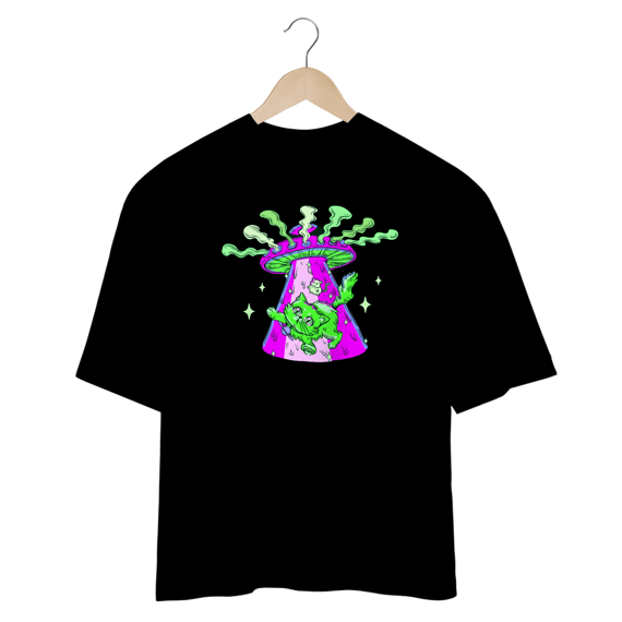 Camiseta Oversized Et Cat