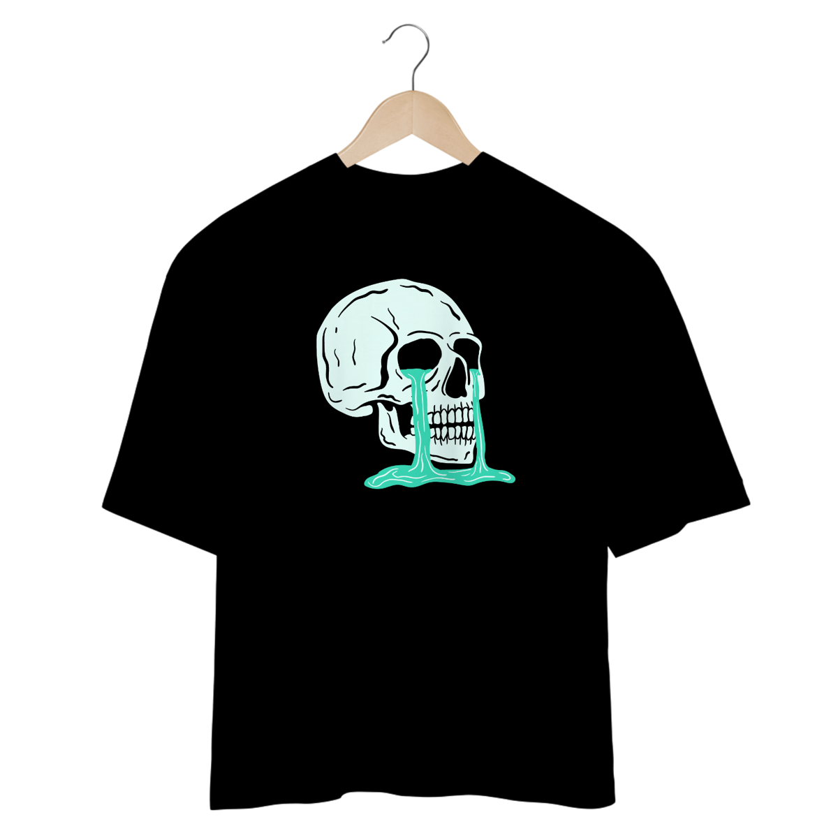 Nome do produto: Camiseta Oversozed Skull Tears