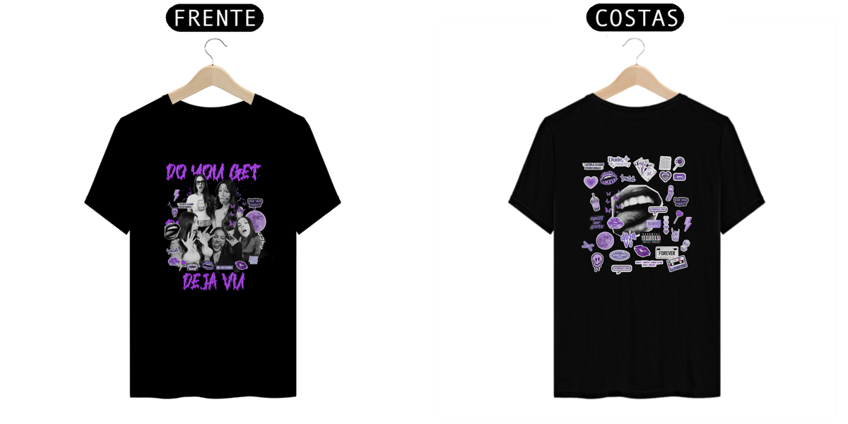 Nome do produto: Camiseta Tshirt Olivia Rodrigo Frente e verso Deja vu