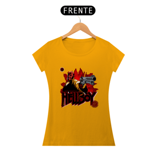 Nome do produto Camisetas Feminina Babylook Long - Filmes de Terror - Hellboy (Hellboy) - Ron Perlman