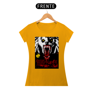 Nome do produto Camisetas Feminina Babylook Long Filmes de Terror An American Werewolf in London (Um Lobisomem Americano em Londres)